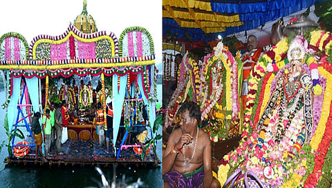 தெப்பத்திருவிழா நடந்தபோது எடுத்தபடம்