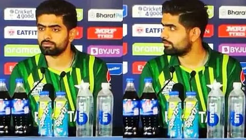 ஐ.பி.எல். குறித்த கேள்வி: என்னையா இது? என மீடியா மானேஜர் பக்கம் திரும்பிய பாபர் ஆசம்