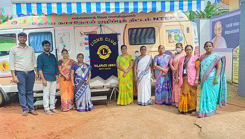 &nbsp;காசநோய் கண்டறியும் முகாமில் பங்கேற்ற பொதுமக்கள்.