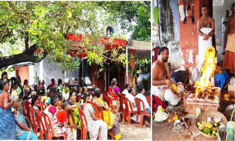 அத்திமலைப்பட்டு செல்லியம்மன் கோவிலில் பாலாலய பூஜை