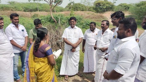 சேதமடைந்த தரைப்பாலத்தை சீரமைக்க அதிகாரிகளுக்கு உத்தரவு