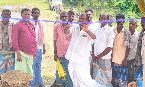 மயான கொட்டகை திறப்பு