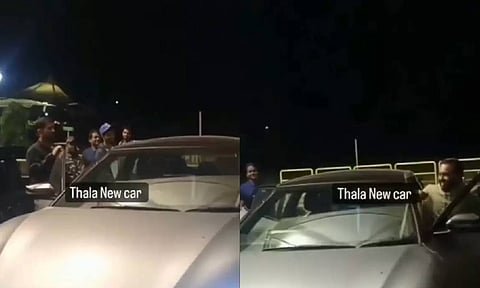 புதிய கார் வாங்கிய டோனி: ருதுராஜ், கேதர் ஜாதவுடன் இரவு நேர பயணம்