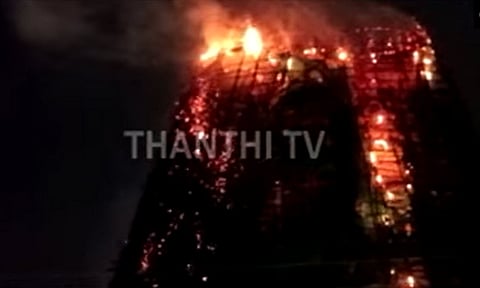 கோயில் தீ விபத்து