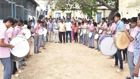 சங்ககிரி அரசு ஆண்கள் பள்ளியில் கலை விழா நடைபெற்ற போது எடுத்த படம்.