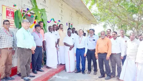 ஓ.என்.ஜி.சி. சார்பில் ரூ.38 லட்சம் மதிப்பில் வழங்கப்பட்டது.