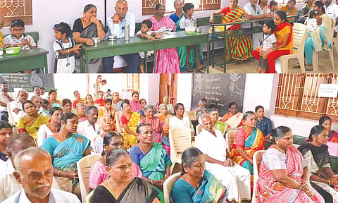திருப்பூர் வித்யா மந்திர் மெட்ரிக் பள்ளியில் தாத்தா பாட்டிகள் தினம்  கொண்டாட்டம்