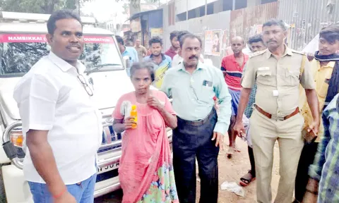 மனநலம் பாதித்த பெண் மீட்பு.