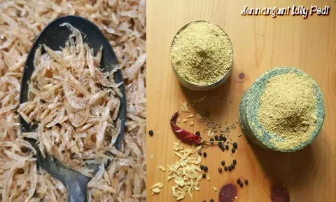 கூனி கருவாடு இட்லி பொடி