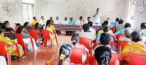 பேரூராட்சி தூய்மை பணியாளர்கள் சங்க கூட்டம்