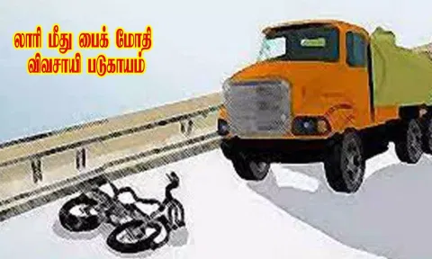 விபத்தில் விவசாயி படுகாயம்