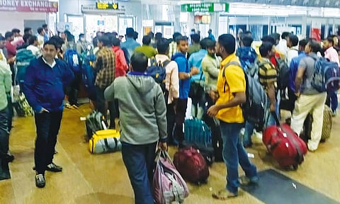 ஏஜெண்டுகளை நம்பி மலேசியா சென்ற 186 பயணிகள் திருப்பி அனுப்பிவைப்பு