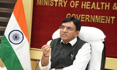 சுகாதார மந்திரி மன்சுக் மாண்டவியா