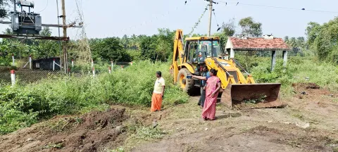 முடுவார்பட்டி ஊராட்சி மயானம் சீரமைப்பு