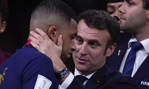 எம்பாப்பே, இம்மானுவேல் மேக்ரான்