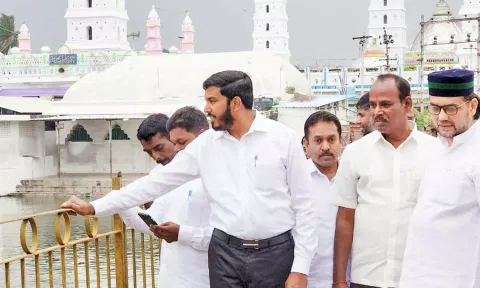 முன்னேற்பாடுகள் பணிகளை ஷா நவாஸ் எம்.எல்.ஏ. ஆய்வு.