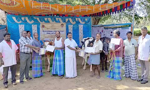 மாரண்ட‌அள்ளி அருகே கால்நடை மருத்துவ முகாம்