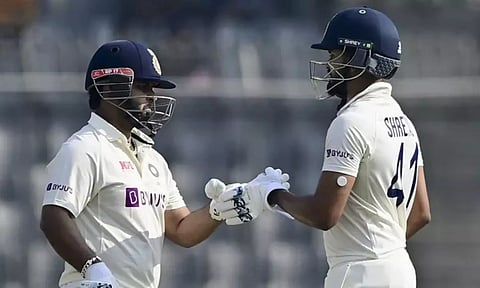 சதத்தை தவறவிட்ட ரிஷப் பண்ட்- ஷ்ரேயாஸ் அய்யர்: இந்திய அணி 300 ரன்கள் குவிப்பு