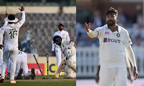 இந்தியா, வங்காளதேச வீரர்கள், முகமது சிராஜ்
