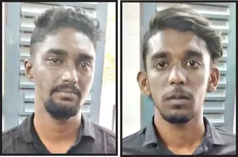 கைதான வாலிபர்கள்.