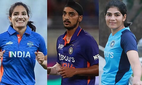 ஐசிசி வளர்ந்து வரும் கிரிக்கெட்டர் விருது: பரிந்துரைப் பட்டியலில் அர்ஷ்தீப் சிங்- ரேணுகா மற்றும் யாஸ்திகா