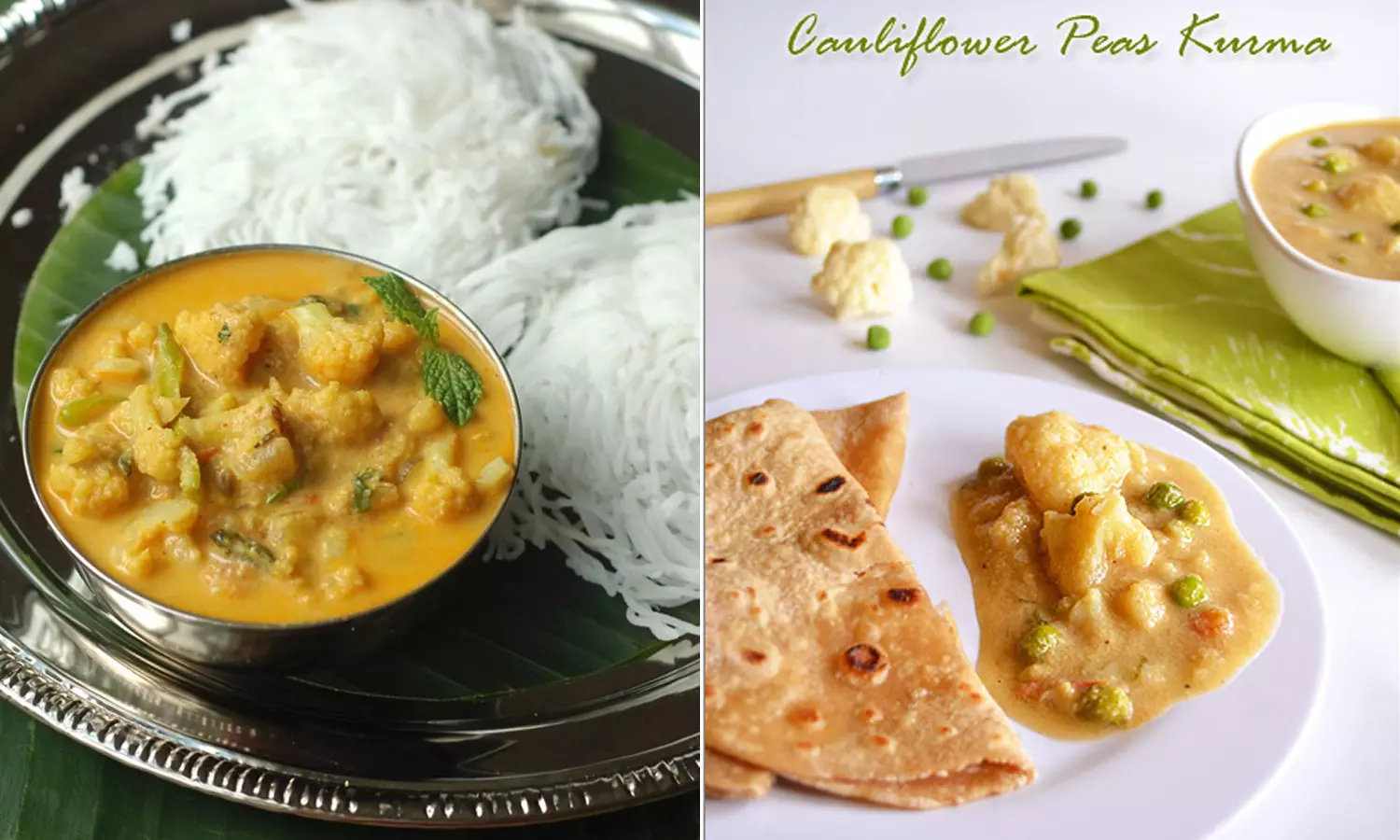 சப்பாத்திக்கு சூப்பரான காலிஃப்ளவர் பட்டாணி குருமா