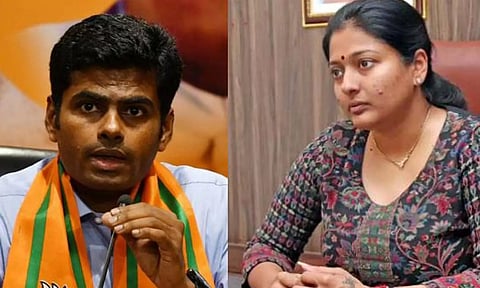 பாஜகவில் இருந்து விலகியதற்கு அண்ணாமலையே காரணம்- காயத்ரி ரகுராம்