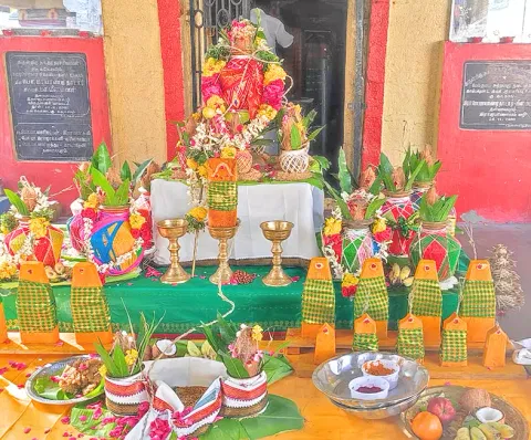 மூலவர் மற்றும் பரிவார தெய்வங்களுக்கு பாலாலயம் வழிபாடு செய்யப்பட்டது.&nbsp;