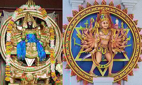 ஸ்ரீசக்கரத்தாழ்வாரை விரதம் இருந்து வழிபட்டால் சகல தோஷங்களும் விலகும்