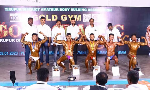 பல்லடத்தில்  ஆணழகன் போட்டி