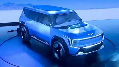 கியா EV9 கான்செப்ட் எலெக்ட்ரிக் எஸ்யுவி அறிமுகம்