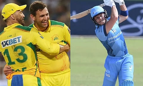 தென்னாப்பிரிக்கா டி20 லீக்: முதல் போட்டியில் வெற்றி பெற்ற எம்ஐ கேப்டவுன் - ஜோபர்க் சூப்பர் கிங்ஸ்