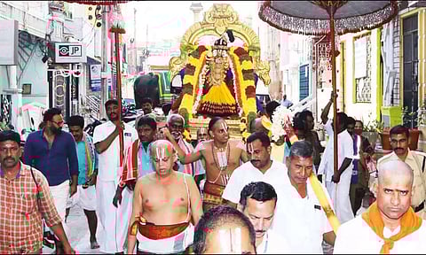 திருப்பதி கோவிந்தராஜசாமி கோவிலில் ஆண்டாள் நீராடும் உற்சவம் நிறைவு