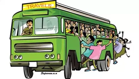 பஸ் படிக்கட்டில் பயணம் செய்த மின்வாரிய ஊழியர் பலி