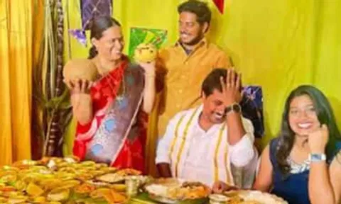 ஆந்திராவில் மருமகனுக்கு 379 வகைகளில் பொங்கல் விருந்து வைத்த மாமனார்
