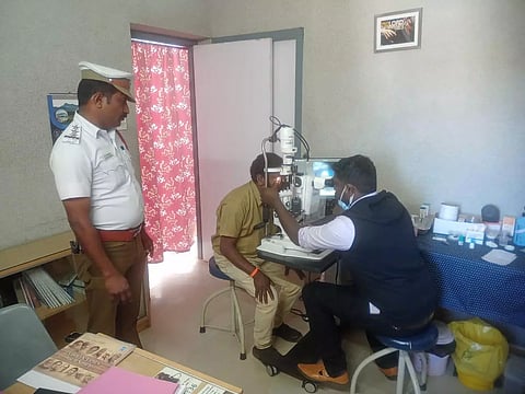 கோத்தகிரியில் இலவச கண் பரிசோதனை முகாம்