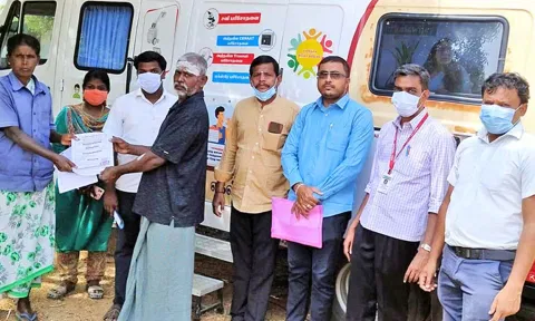 காசநோய் கண்டறியும் சிறப்பு முகாம் நடைபெற்றபோது எடுத்த படம்.
