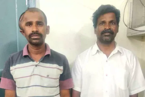 நகைக்கடையில் சுவரில் துளைபோட்டு கொள்ளையடிக்க முயன்ற 2 பேர் சிறையில் அடைப்பு