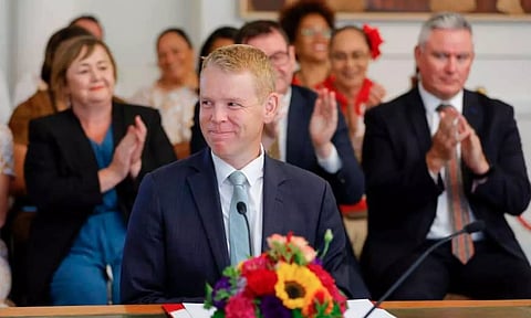 நியூசிலாந்தின் 41வது பிரதமராக கிறிஸ் ஹிப்கின்ஸ் பதவியேற்றார்