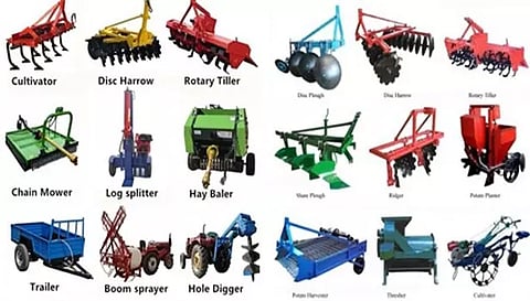 வேளாண்மை உபகரணங்கள் மானிய விலையில் வழங்கல்