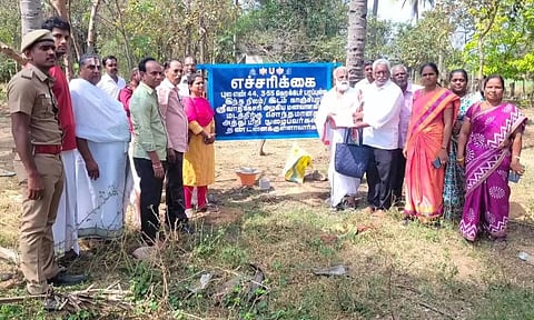 ஜீயர் மடத்துக்கு சொந்தமான ரூ.6 கோடி ஆக்கிரமிப்பு நிலம் மீட்பு- அறநிலையத்துறை அதிகாரிகள் நடவடிக்கை