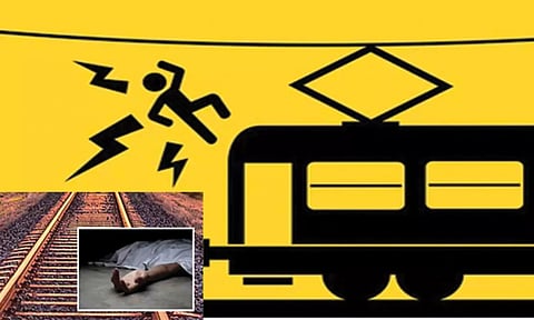 ரெயில் மோதி வாலிபர் பலி