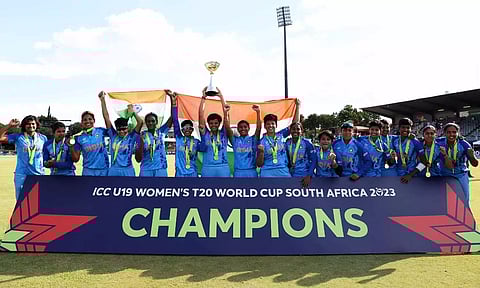 ஜூனியர் பெண்கள் உலக கோப்பை - சாம்பியன் பட்டம் வென்ற இந்திய அணிக்கு ரூ.5 கோடி பரிசு