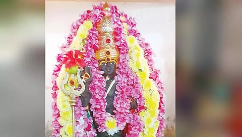 கோப்பணம் பாளையம் பரமேஸ்வரர் ஆலயத்தில் உள்ள காலபைரவர் சிறப்பு அலங்காரத்தில் இருந்த போது எடுத்த படம்.
