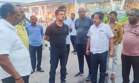 தூய்மை பணிகள் குறித்து மாநகராட்சி கமிஷனர் ஆய்வு