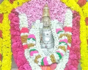 சிறப்பு அலங்காரத்தில் அம்மன்.