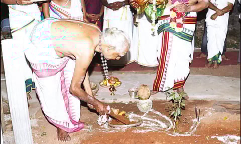 திருப்பதி கபிலேஸ்வரர் கோவிலில் பிரம்மோற்சவ விழா அங்குரார்ப்பணம்