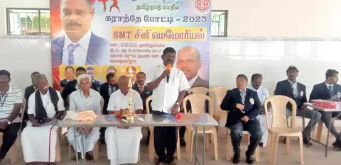 சதன் திருமலைக்குமார்  எம்.எல்.ஏ. பேசிய போது எடுத்த படம்