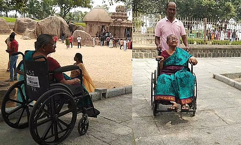 மாமல்லபுரம் புராதன சின்னங்களை சுற்றி பார்க்க மாற்றுத்திறனாளிகள், முதியோருக்கு கூடுதல் வசதி