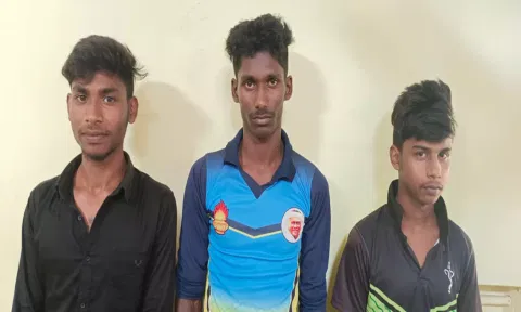கைது செய்யப்பட்ட 3 நபர்கள்.